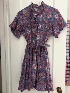 Mille Violetta  Floral Mini Dress